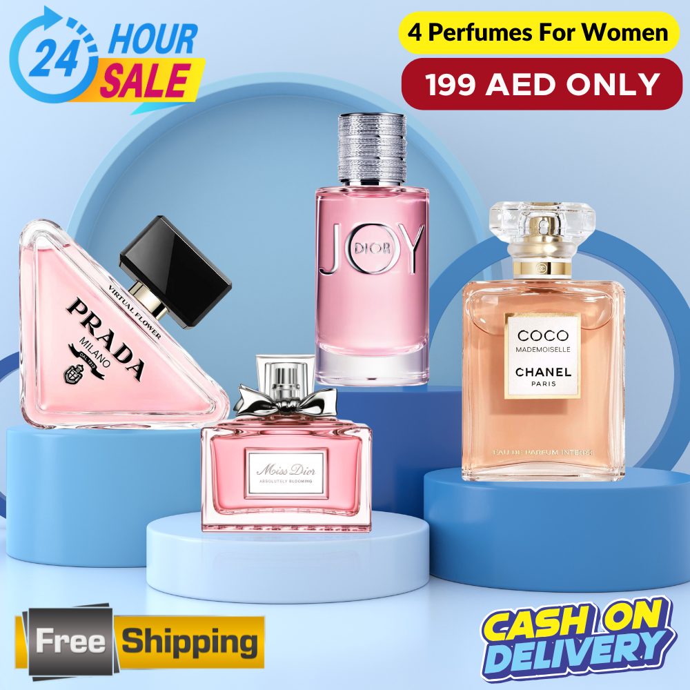 Coco Mademoiselle + Miss Dior + Dior Joy + Prada Paradoxe
