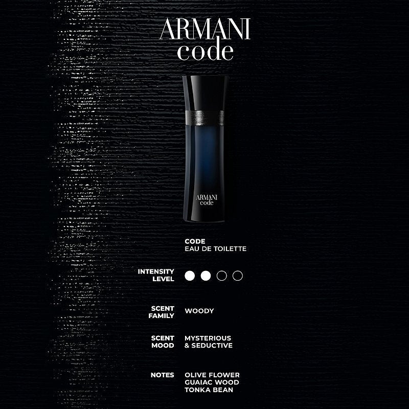 Giorgio Armani Code For Men Eau De Toilette 125ML