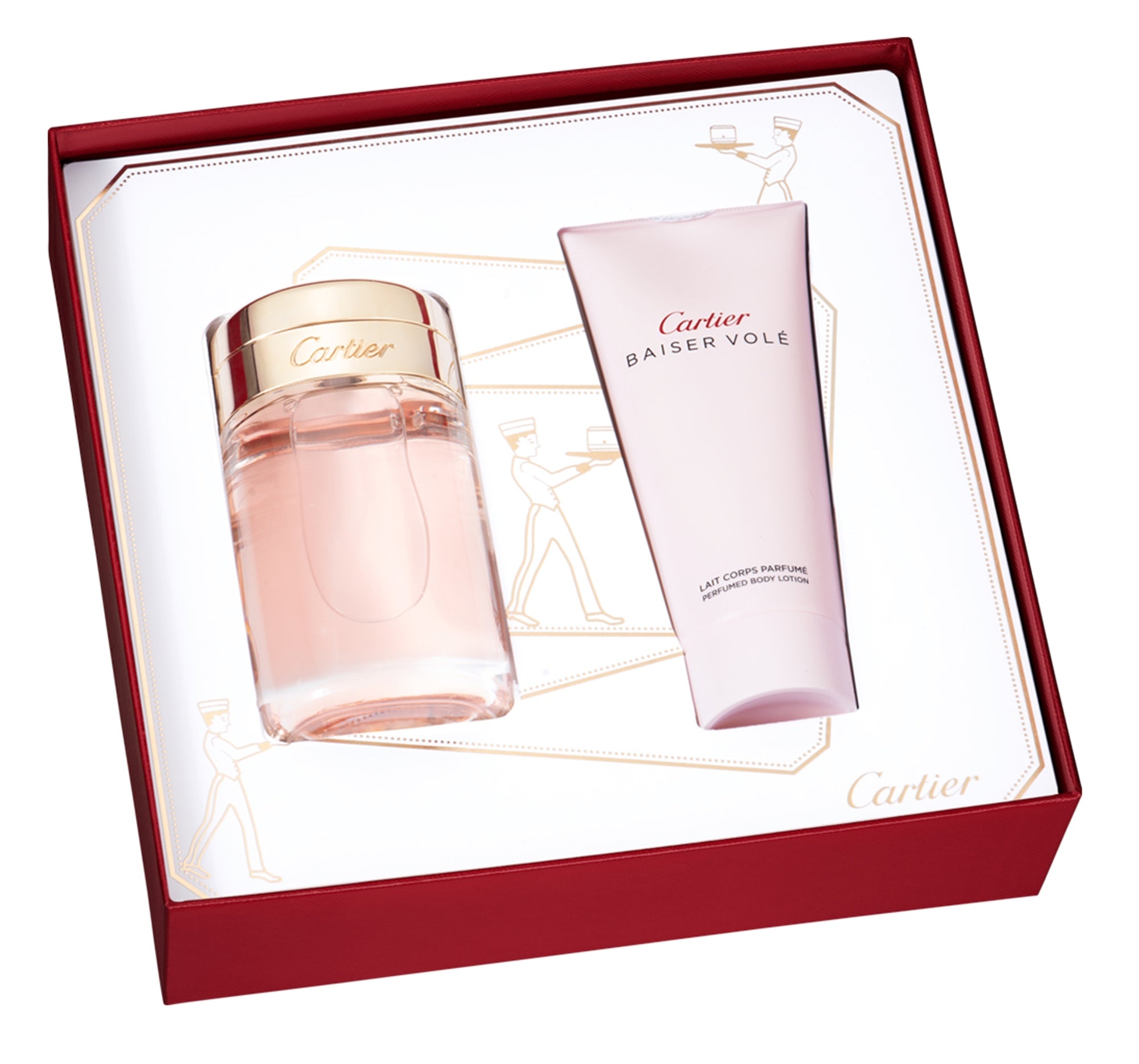 Cartier Baiser Vole For Women 100ml Eau De Parfum + 100ml Body Lotion Set