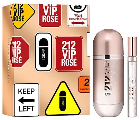 Carolina Herrera 212 VIP Rose Eau De Parfum 80ML Set