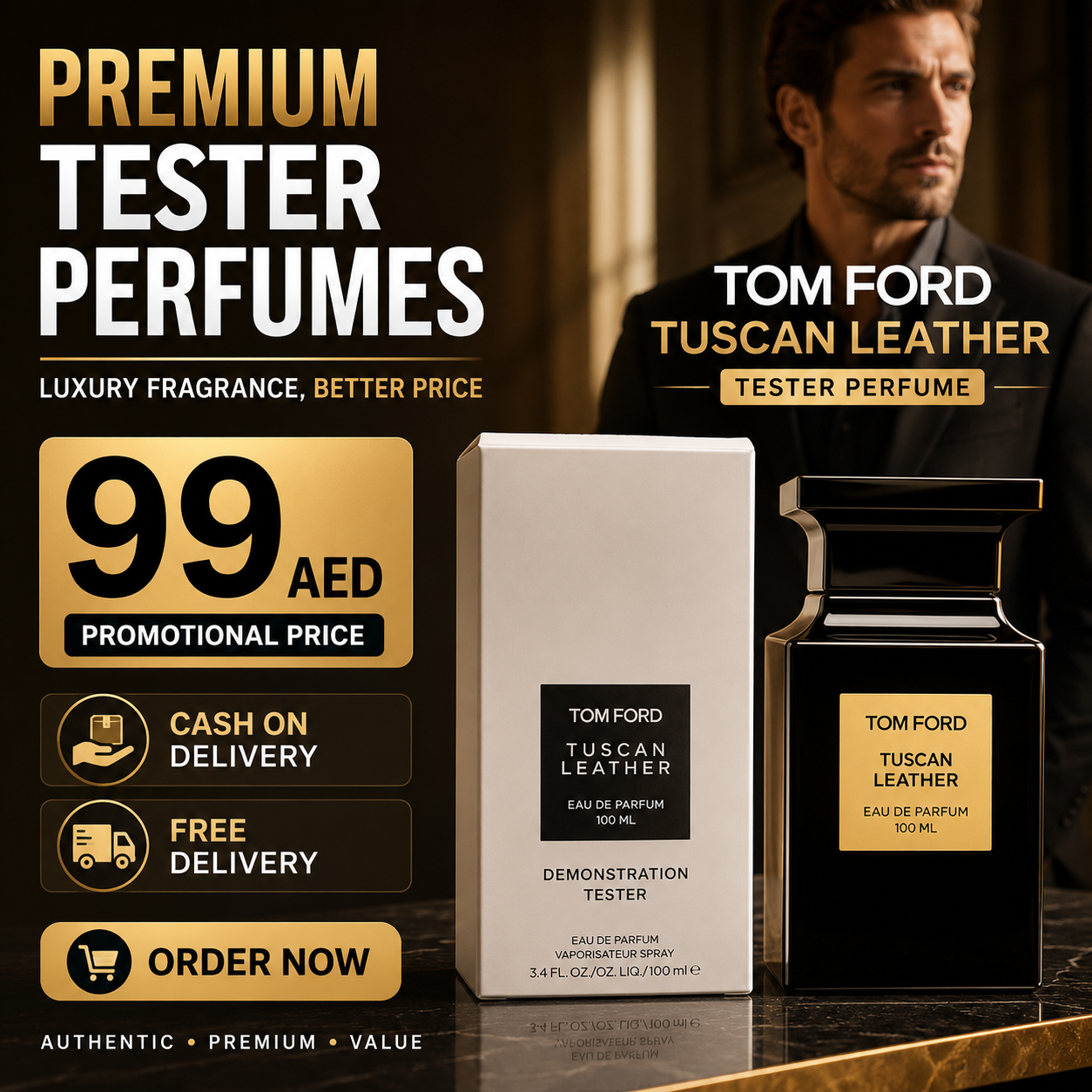 Tom Ford Tuscan Leather Tester Perfume