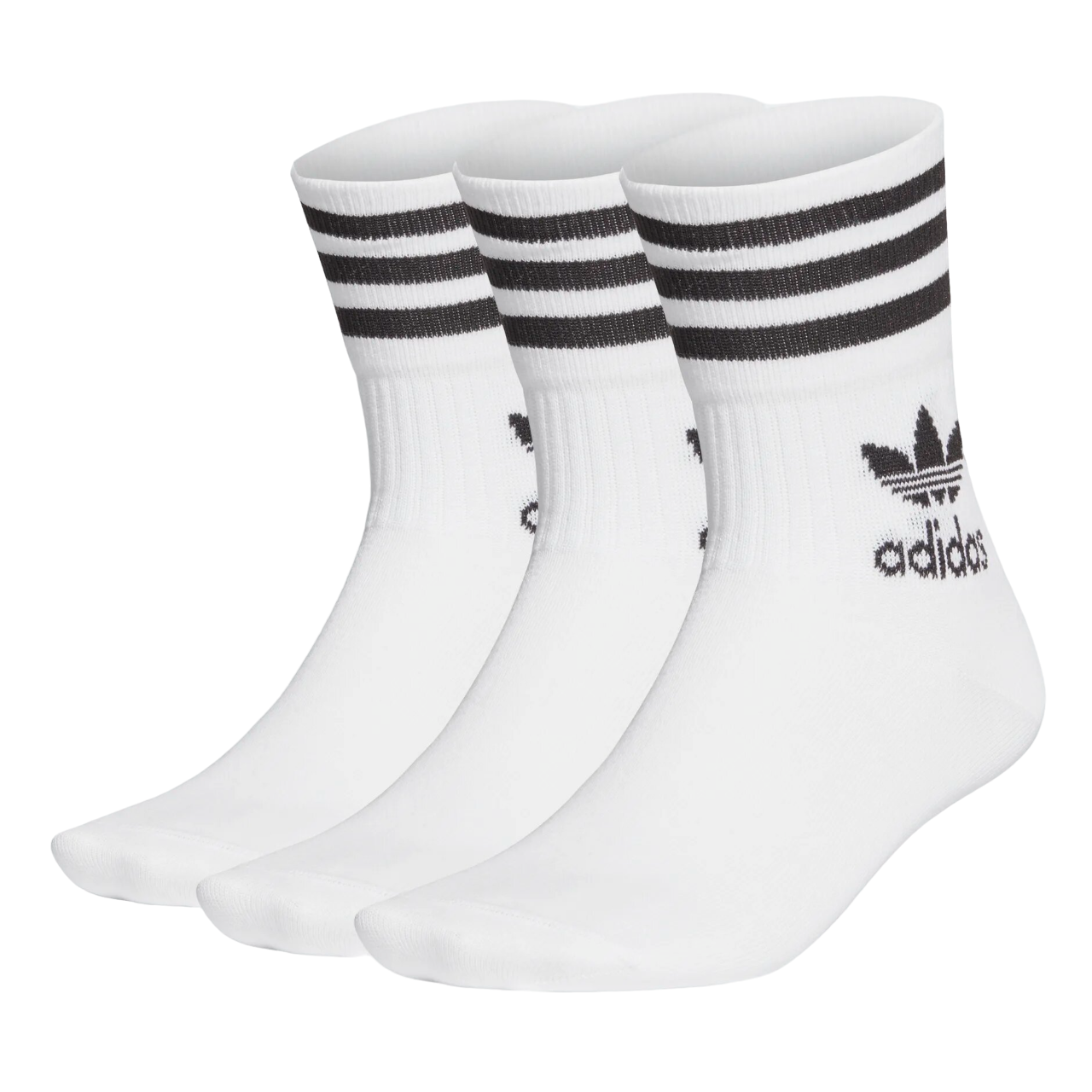 Adidas Originals Mid Cut Crew Socks (3 pairs)