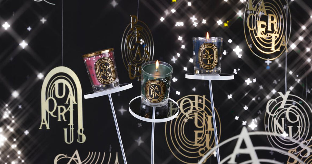 Diptyque Set of 3 Holiday Scented Candles 70G - Limited Edition