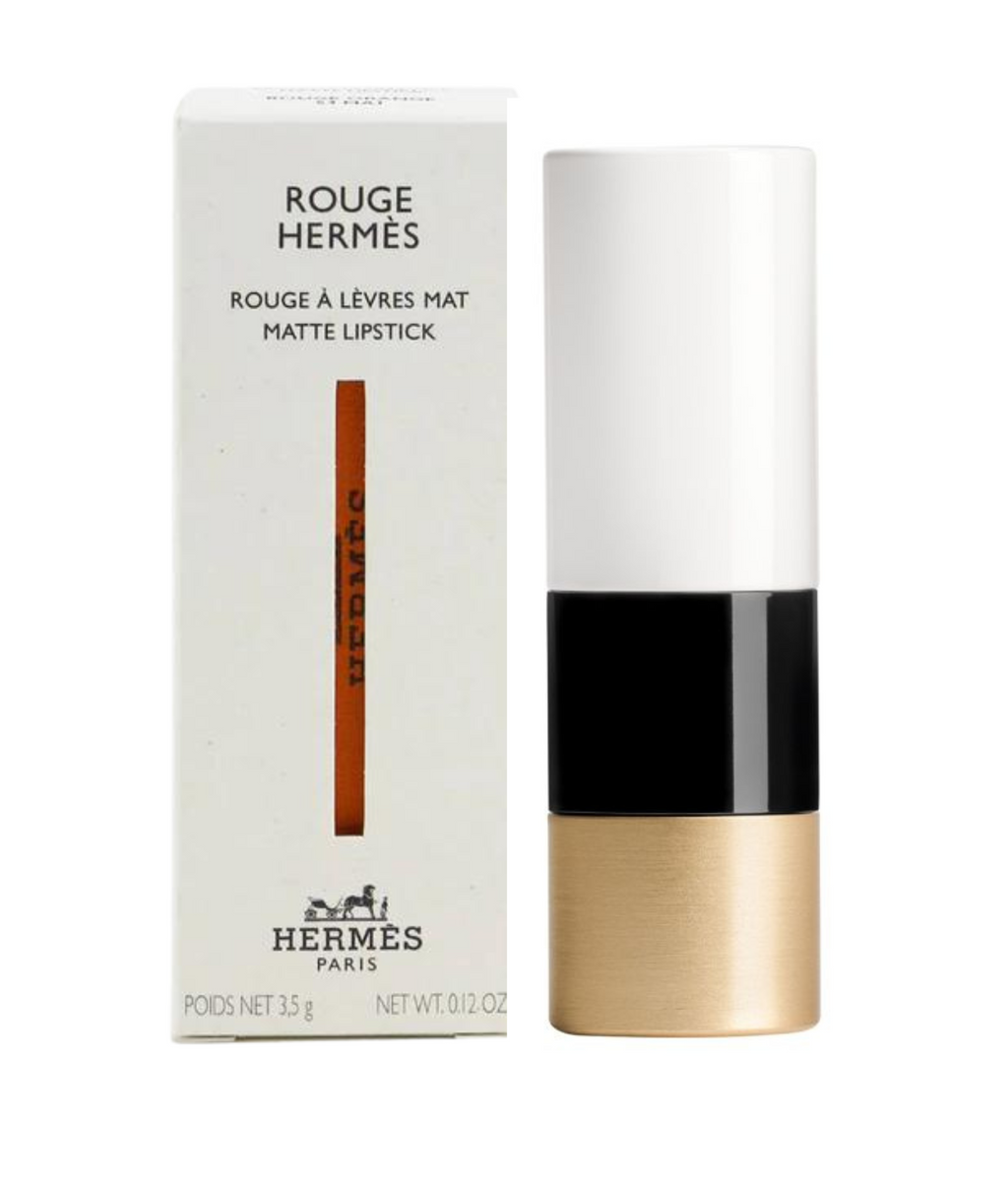 Hermes Rouge A Levres Mat Matte Lipstick - 64 Rouge Casaque, 3.5g