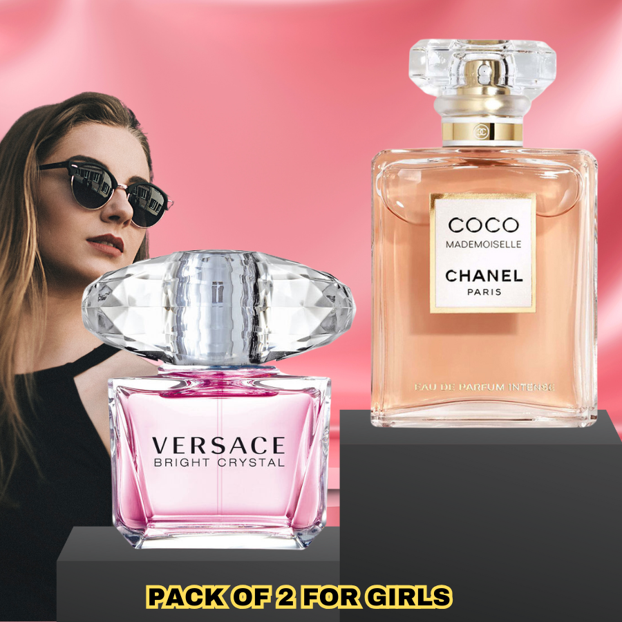 Versace Bright Crystal + Coco Mademoiselle by Chanel