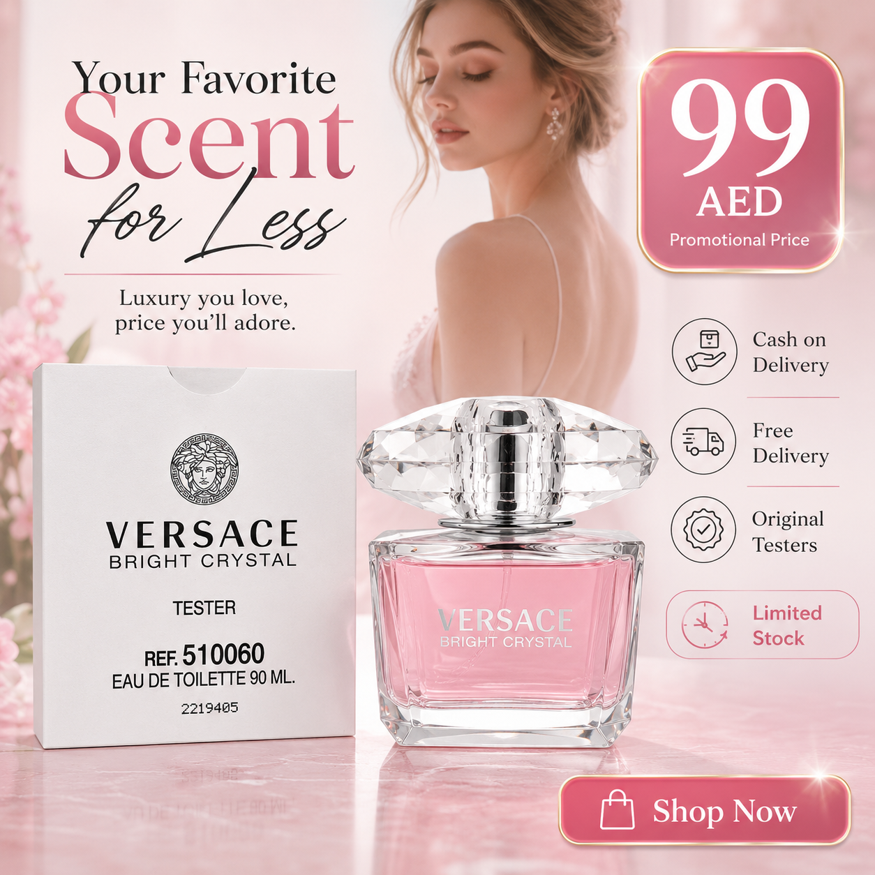 VERSACE BRIGHT CRYSTAL TESTER