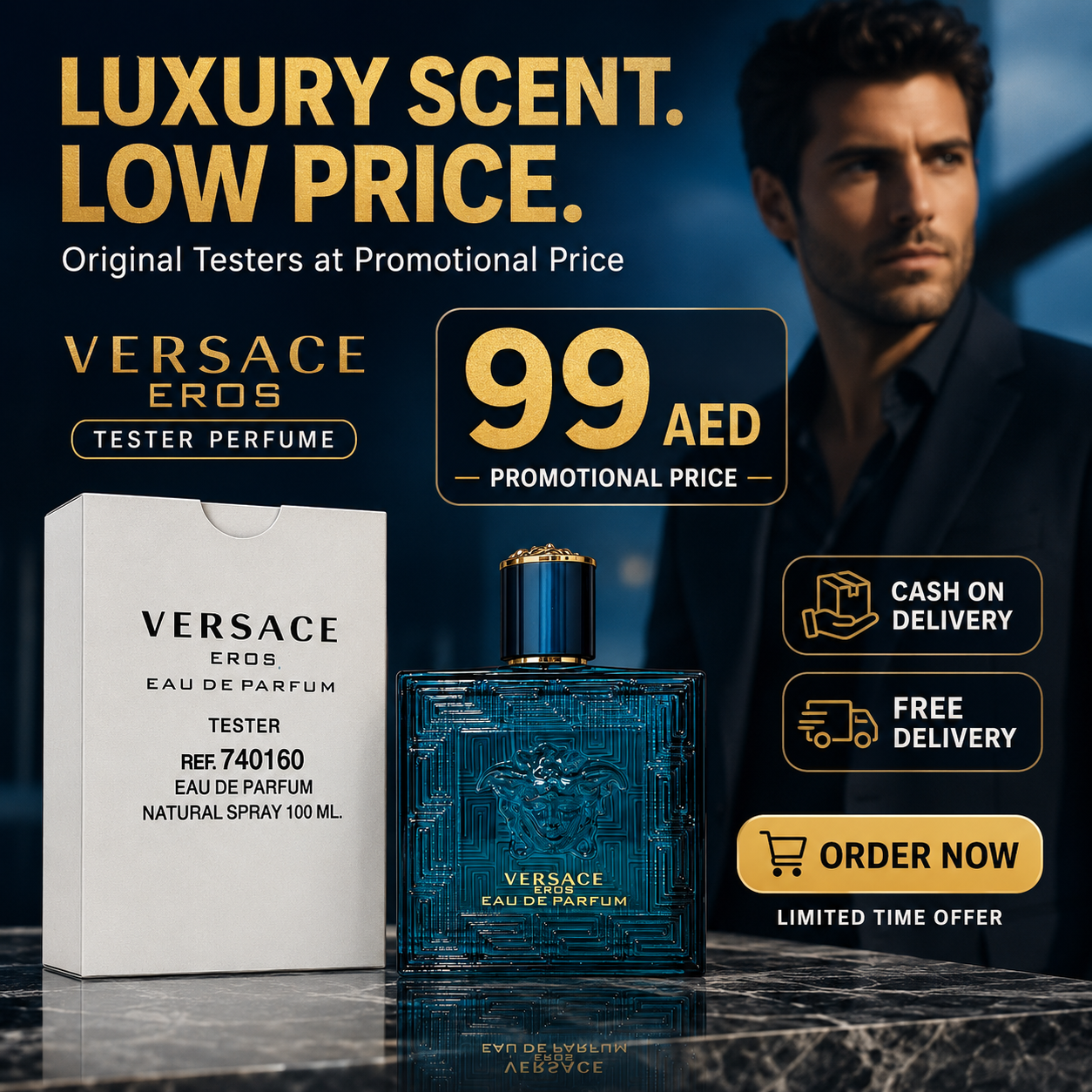 Versace Eros Eau de Parfum Tester