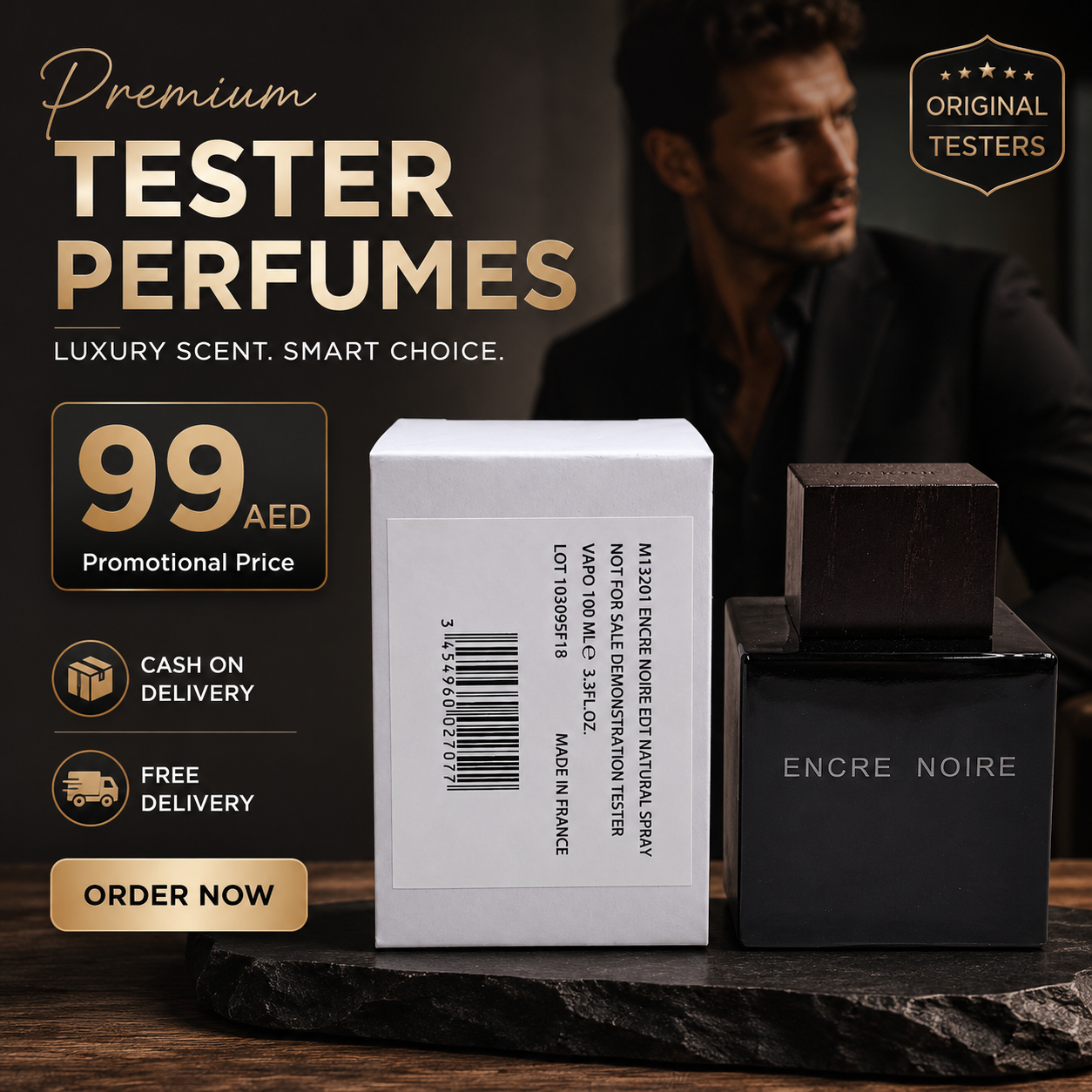 Encre Noire EDT Natural Spray Tester