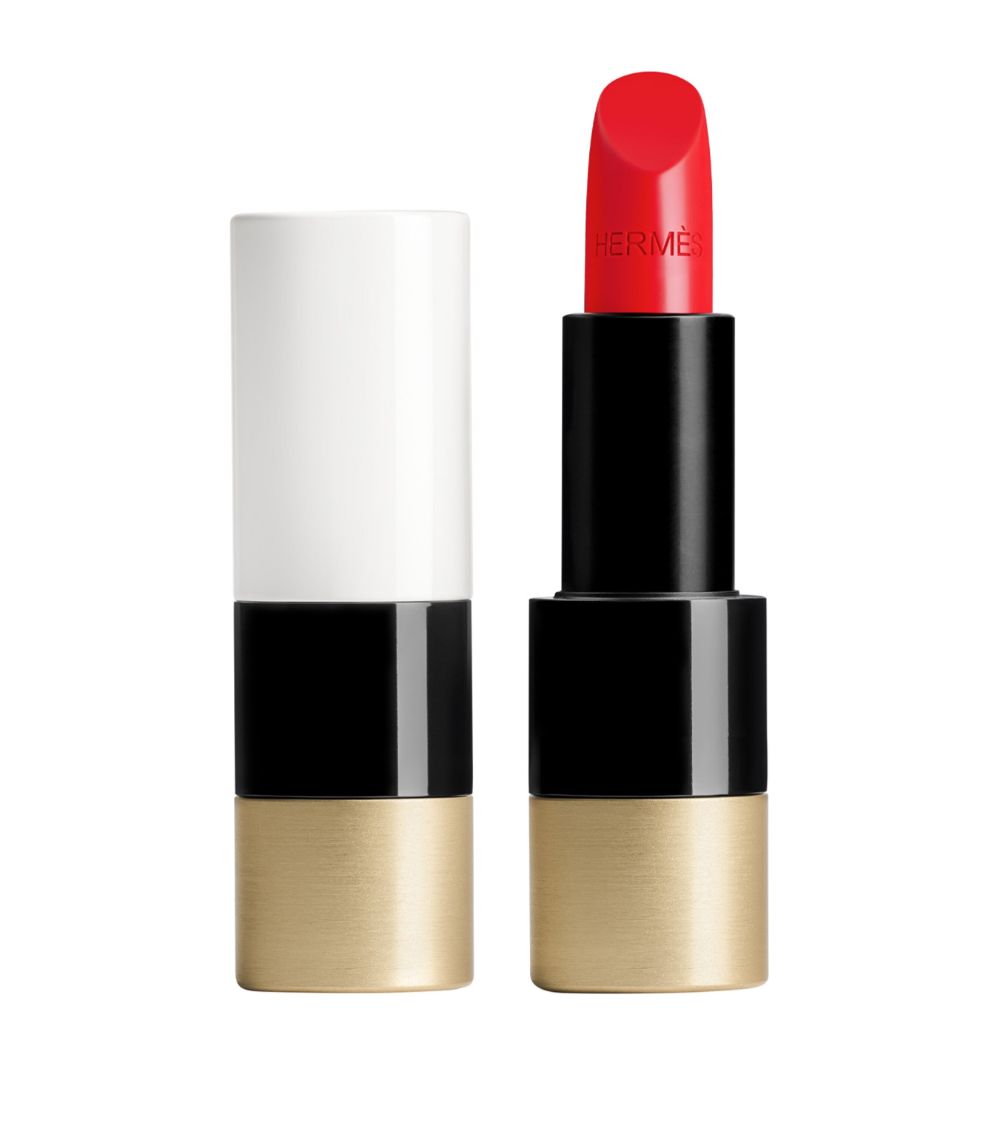 Hermes Rouge A Levres Mat Matte Lipstick - 64 Rouge Casaque, 3.5g