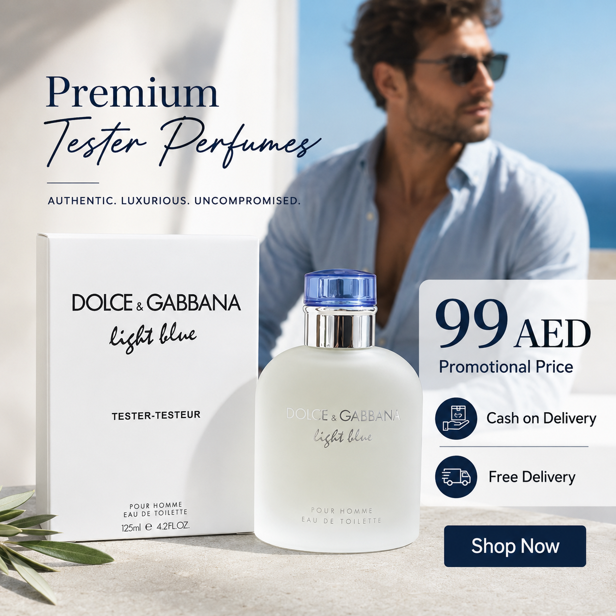 Dolce & Gabbana Light Blue Pour Homme Tester