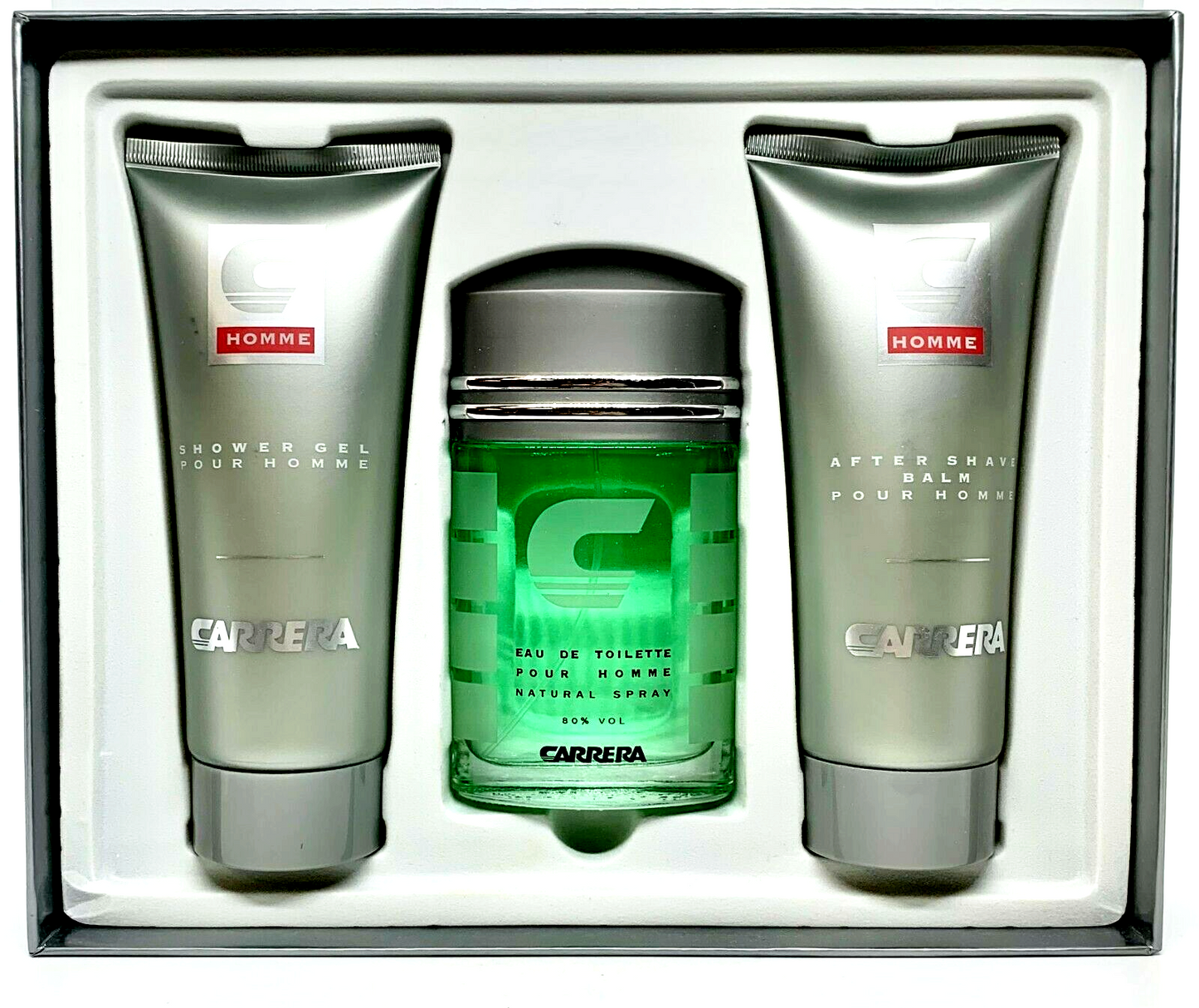 Carrera 100 ml EDT + 200 ml Shower Gel + 200 ml After Shave Balm 3 Piece Gift Set For Men