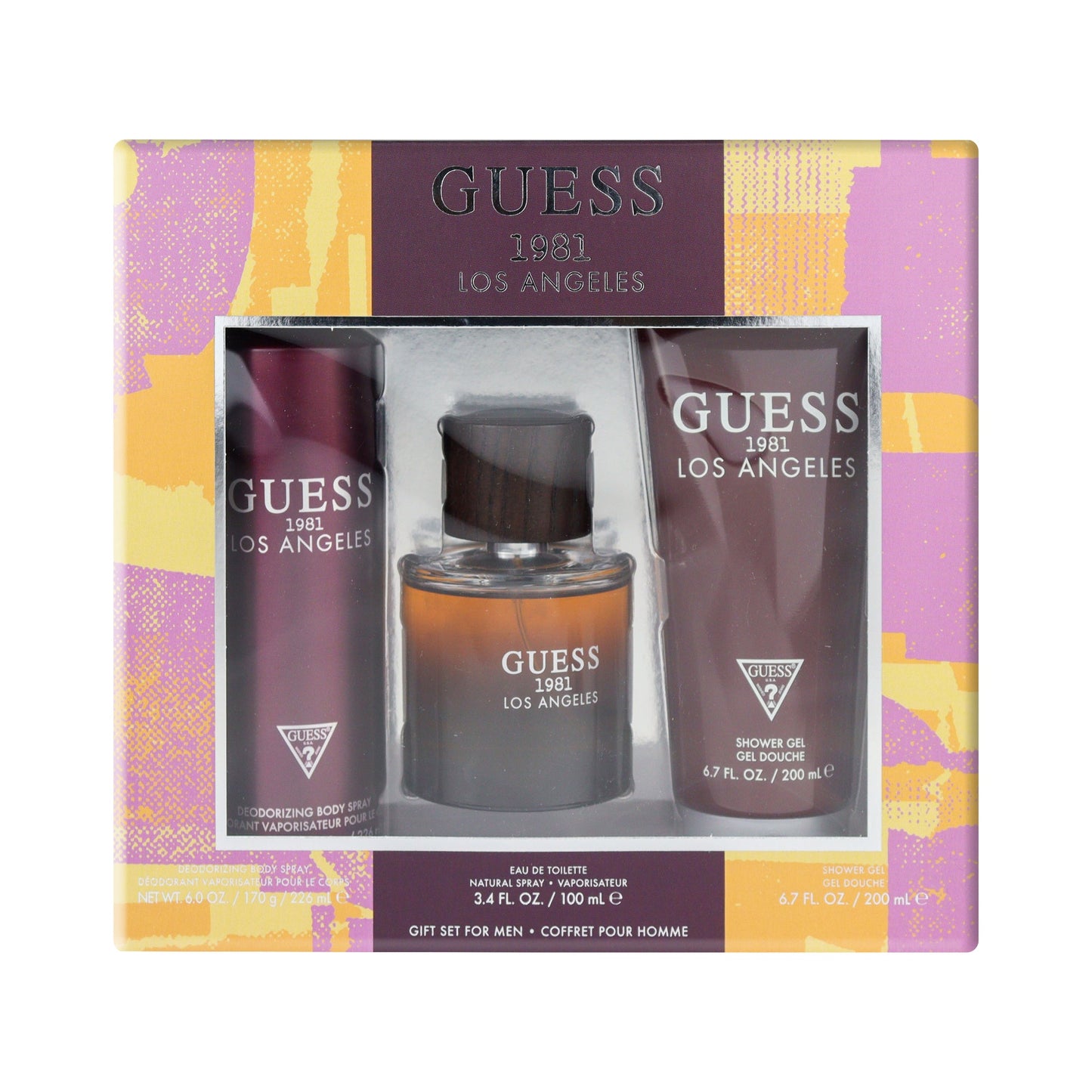 GUESS 1981 LOS ANGELES (M) SET EDT 100ML + SG 200ML + BODY SPRAY 226ML